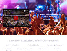 Tablet Screenshot of lancasterbeerfest.org
